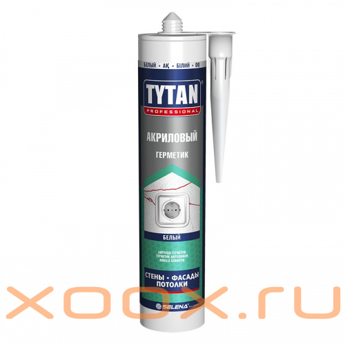 TYTAN Professional акриловый герметик, белый 280 мл TYTAN Professional акриловый герметик, белый 280 мл