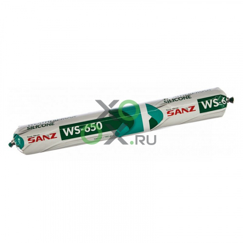 SANZ WS-650 Герметик силиконовый нейтральный атмосферостойкий, черный 590 мл