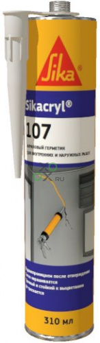 SIKA Sicacryl-107 акриловый герметик, белый 310 мл
